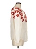 Tory Burch 100% Polyester Ivory 3/4 Sleeve Blouse Size 8 - photo 4