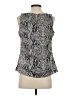 Kenneth Cole REACTION Silver Sleeveless Blouse Size S - photo 2