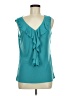 DressBarn Teal Sleeveless Blouse Size M - photo 1