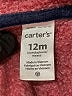 Carter's Burgundy Zip Up Hoodie 9-12 MO / 12 MO - photo 3