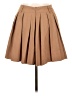 Unbranded 100% Polyester Solid Tan Casual Skirt Size L - photo 2