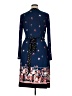 Leona Edmiston Print Blue Casual Dress Size 14 (4) - photo 2