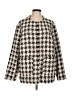 H&M Houndstooth Ivory Coat Size L - photo 1