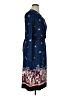 Leona Edmiston Print Blue Casual Dress Size 14 (4) - photo 4