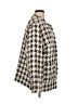 H&M Houndstooth Ivory Coat Size L - photo 4