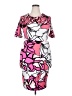 Bisou Bisou Graphic Pink Cocktail Dress Size 14 - photo 1