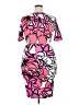 Bisou Bisou Graphic Pink Cocktail Dress Size 14 - photo 2