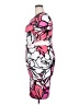 Bisou Bisou Graphic Pink Cocktail Dress Size 14 - photo 5
