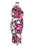 Bisou Bisou Graphic Pink Cocktail Dress Size 14 - photo 4