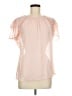 Ivanka Trump 100% Polyester Pink Short Sleeve Blouse Size M - photo 1