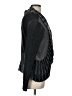 Alfani Chevron-herringbone Gray Black Cardigan Size L - photo 4