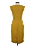 Ann Taylor 100% Polyester Solid Yellow Cocktail Dress Size 0 - photo 2