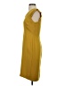 Ann Taylor 100% Polyester Solid Yellow Cocktail Dress Size 0 - photo 5