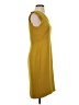 Ann Taylor 100% Polyester Solid Yellow Cocktail Dress Size 0 - photo 4