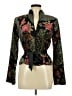 JS Collections Floral Black Blazer Size 6 - photo 1
