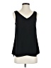 Essentials by ABS 100% Polyester Black Sleeveless Blouse Size XS - photo 1