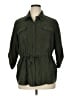 Notations 100% Polyester Green 3/4 Sleeve Blouse Size XL - photo 1