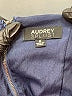 Audrey 3+1 Solid Blue Jumpsuit Size S - photo 4