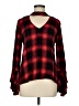 Sugar Lips 100% Rayon Red Long Sleeve Blouse Size M - photo 1