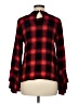 Sugar Lips 100% Rayon Red Long Sleeve Blouse Size M - photo 2