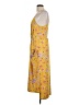 BCBGeneration Paisley Yellow Casual Dress Size L - photo 5