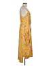 BCBGeneration Paisley Yellow Casual Dress Size L - photo 4