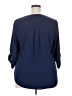 Torrid Blue 3/4 Sleeve Blouse Size 2X Plus (2) - photo 2