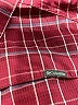 Columbia 100% Polyester Plaid Burgundy Short Sleeve Blouse Size M (estimated) - photo 7
