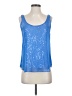 Eight Sixty Blue Sleeveless Blouse Size S - photo 1