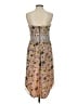 Hype 100% Polyester Paisley Brown Pink Cocktail Dress Size 10 - photo 2