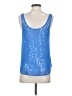 Eight Sixty Blue Sleeveless Blouse Size S - photo 2
