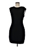 Aqua Solid Black Cocktail Dress Size M - photo 1