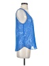 Eight Sixty Blue Sleeveless Blouse Size S - photo 4