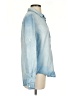 Bella Dahl Blue Long Sleeve Blouse Size S - photo 4