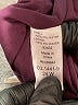 Roaman's 100% Polyester Solid Purple Casual Pants Size 24 - photo 5