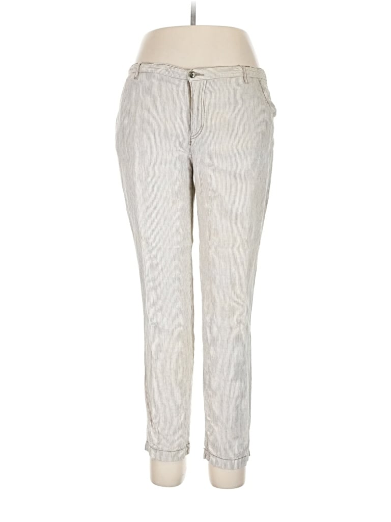 Pre-owned Marrakech Linen Pants In Gray