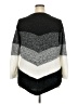 Alyx Chevron-herringbone Black Pullover Sweater Size 2X - photo 2