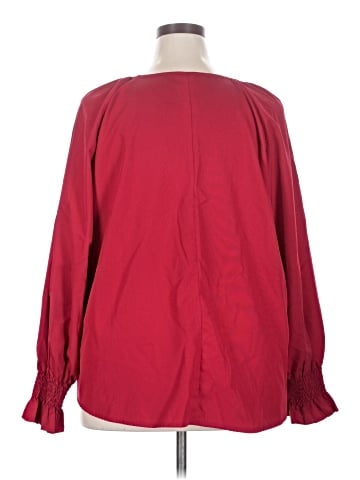 Shein Curve Long Sleeve Blouse (view 2)