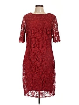 chadwicks cocktail dresses Button Front Dress, Sleeveless, Pleats, Scoop Neck, Fully Lined