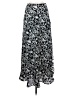 Kenar 100% Polyester Paisley Silver Casual Skirt Size 4 - photo 1