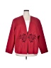 Sara Morgan for Haband 100% Polyester Graphic Red Blazer Size 3X - photo 1
