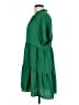 CeCe 100% Polyester Solid Green Casual Dress Size L - photo 5