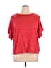 Ruby Rd. Red Short Sleeve Top Size XL - photo 1