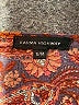 Karma Highway 100% Viscose Paisley Orange Romper Size S - photo 4