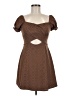 rue21 Hearts Brown Cocktail Dress Size M - photo 1