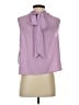 1.State 100% Polyester Purple Sleeveless Blouse Size S - photo 2