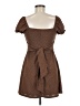 rue21 Hearts Brown Cocktail Dress Size M - photo 2