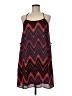 Collective Concepts 100% Polyester Chevron-herringbone Red Casual Dress Size M - photo 1
