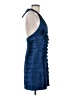BCBGMAXAZRIA 100% Polyester Blue Cocktail Dress Size 8 (petite) - photo 4