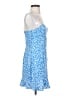 Zara 100% Polyester Hearts Blue Cocktail Dress Size S - photo 4